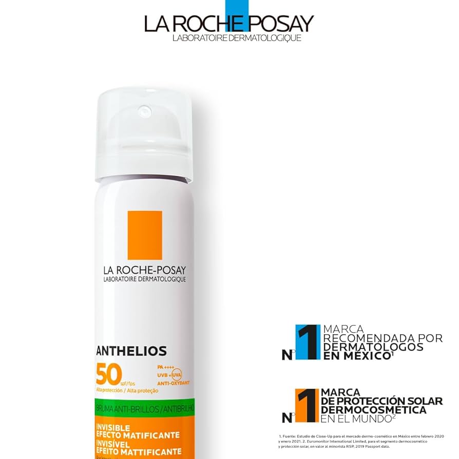 ANTHELIOS BRUMA INVISIBLE ANTI-BRILLOS SPF50 ROSTRO