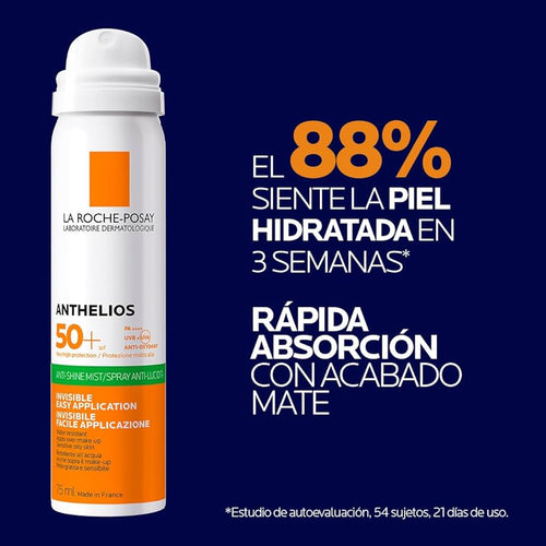 ANTHELIOS BRUMA INVISIBLE ANTI-BRILLOS SPF50 ROSTRO