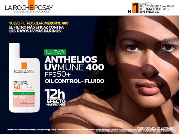 ANTHELIOS UVMUNE 400 OIL CONTROL FLUIDO SPF50+ CON COLOR