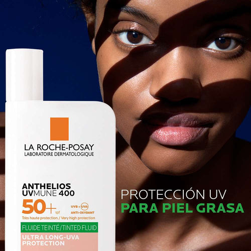 ANTHELIOS UVMUNE 400 OIL CONTROL FLUIDO SPF50+ CON COLOR