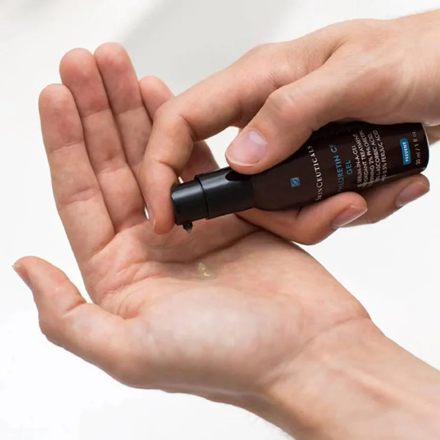 SkinCeuticals, Phloretin CF Gel, Tratamiento antioxidante con textura sérum, 30 ml