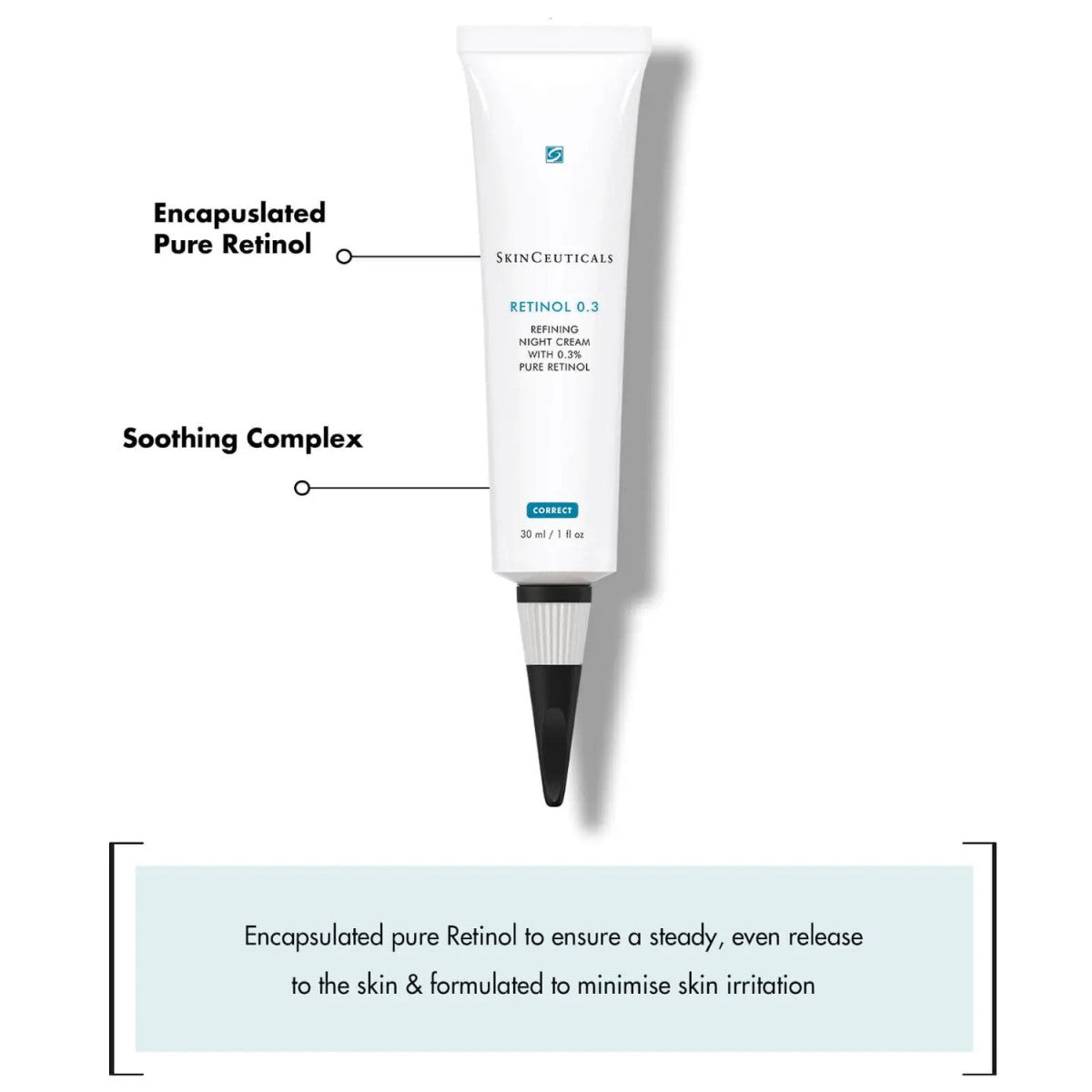 Skinceuticals, Retinol 0.3 Tratamiento Noche Alisante, 30 ml