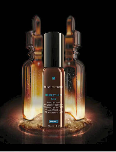 SkinCeuticals, Phloretin CF Gel, Tratamiento antioxidante con textura sérum, 30 ml